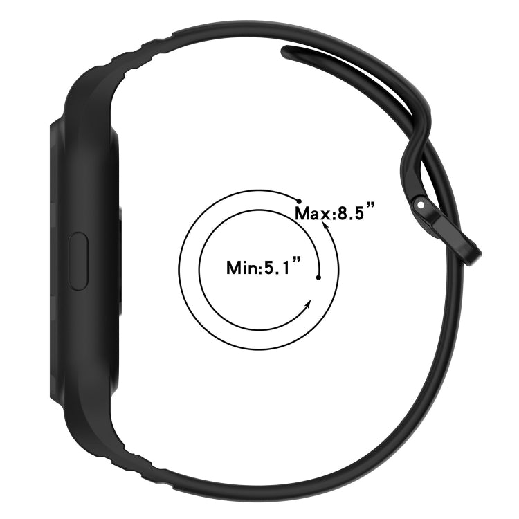 For Xiaomi Mi Band 8 Pro Solid Color Integrated TPU Watch Band(Red) - free shipping - PMC TechLife - Order now!
