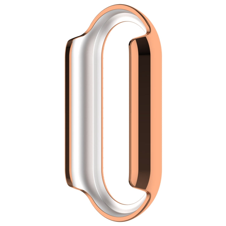For Xiaomi Mi Band 8 / 9 Ceramic / 10 Ceramic Diamond Half Pack Hollow PC Watch Protective Cover(Rose Gold) - free shipping - PMC TechLife - Order now!