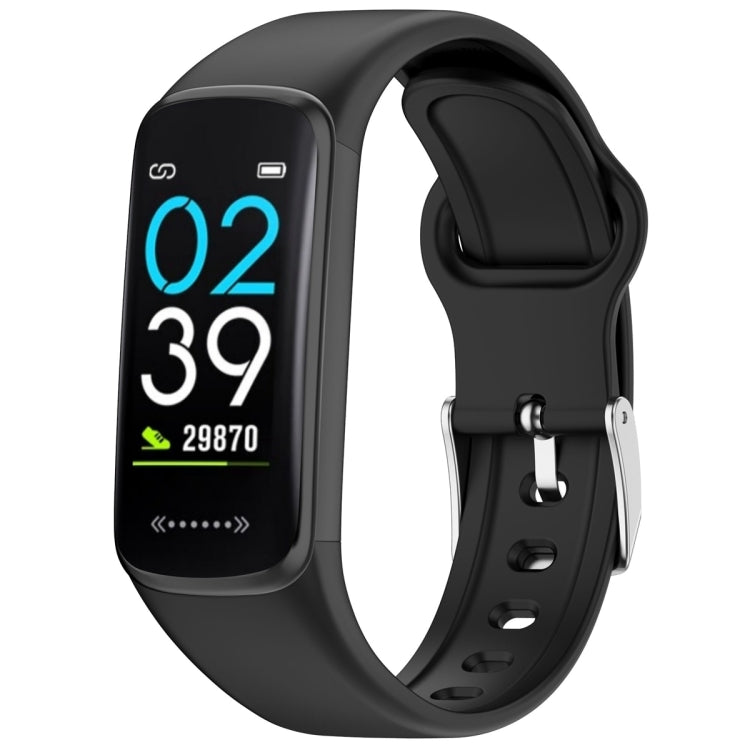 For Mambo Band 6S Solid Color Silver Buckle Silicone Watch Band(Black) - Watch Bands by PMC TechLife | Online Shopping South Africa | PMC TechLife