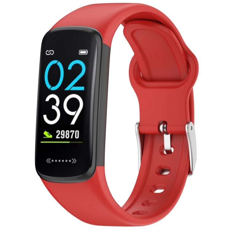 For Mambo Band 6S Solid Color Silver Buckle Silicone Watch Band(Red) - Watch Bands by PMC TechLife | Online Shopping South Africa | PMC TechLife