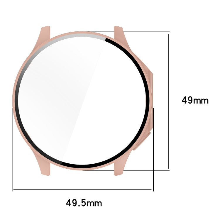 For OnePlus Watch 2 / OPPO Watch X PC + Tempered Film Integrated Watch Protective Case(Pine Green) - Watch Case by PMC TechLife | Online Shopping South Africa | PMC TechLife