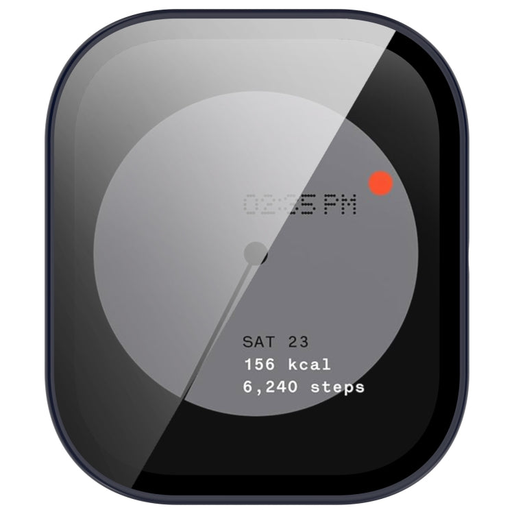 For CMF Watch Pro D395 PC + Tempered Film Integrated Watch Protective Case(Ink Blue) - Watch Case by PMC TechLife | Online Shopping South Africa | PMC TechLife