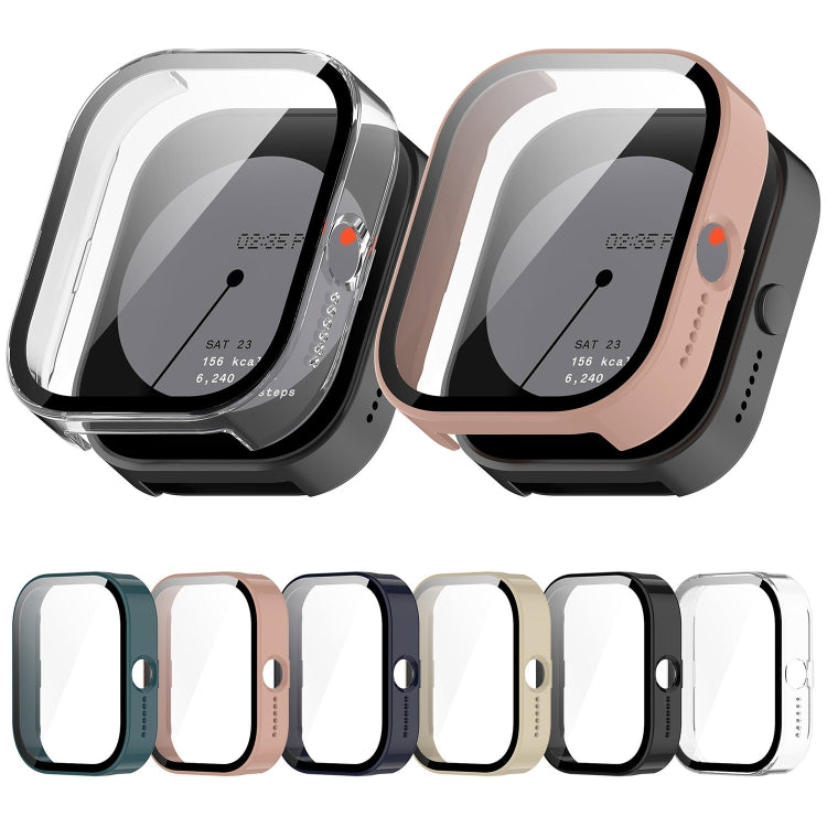 For CMF Watch Pro D395 PC + Tempered Film Integrated Watch Protective Case(Ink Blue) - Watch Case by PMC TechLife | Online Shopping South Africa | PMC TechLife