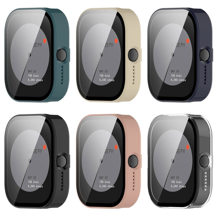 For CMF Watch Pro D395 PC + Tempered Film Integrated Watch Protective Case(Pink) - free shipping - PMC TechLife - Order now!