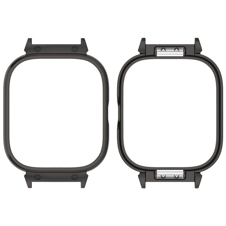 For CMF Watch Pro D395 20mm Metal Frame Watch Protective Case(Black) - Watch Case by PMC TechLife | Online Shopping South Africa | PMC TechLife