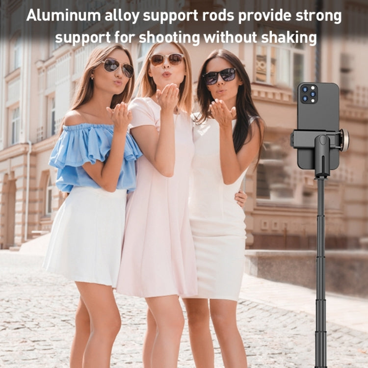ZGA S02 Bluetooth Remote Control Hidden Tripod Selfie Stick(Black) - free shipping - PMC TechLife - Order now!