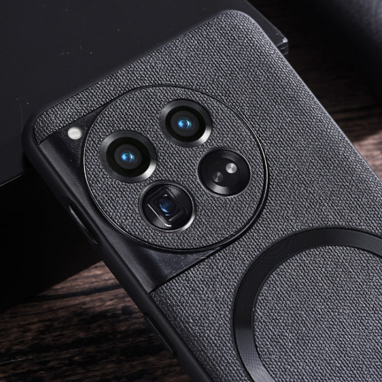 For OnePlus 12 CD Magsafe Magnetic Cloth Texture Phone Case(Light Green) - OnePlus Cases by PMC TechLife | Online Shopping South Africa | PMC TechLife