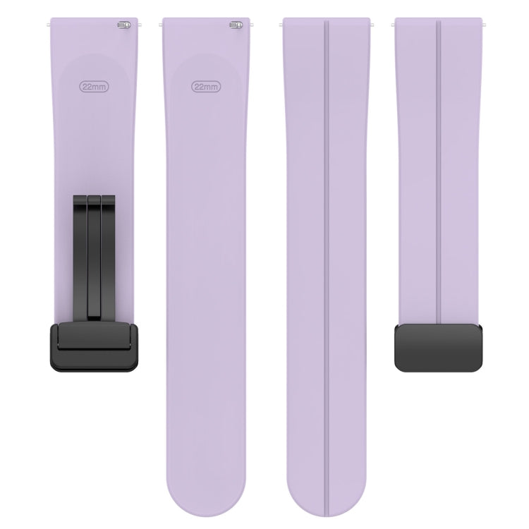 18mm Groove Folding Black Buckle Silicone Watch Band(Light Pink) - free shipping - PMC TechLife - Order now!