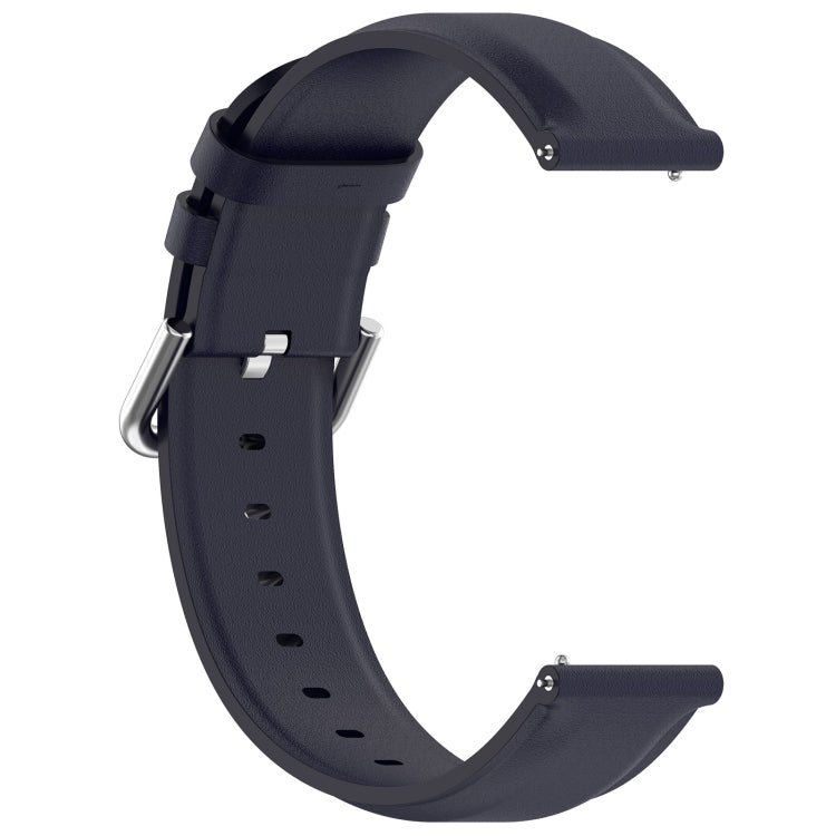 For CMF Watch Pro D395 22mm Round Tail Genuine Leather Watch Band(Navy Blue) - Watch Bands by PMC TechLife | Online Shopping South Africa | PMC TechLife