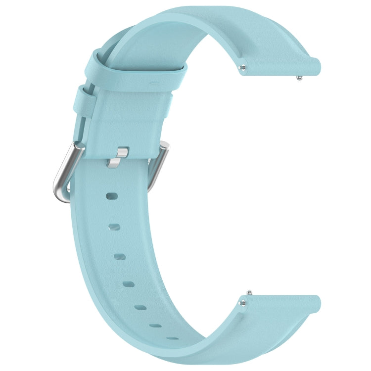 For CMF Watch Pro D395 22mm Round Tail Genuine Leather Watch Band(Light Blue) - Watch Bands by PMC TechLife | Online Shopping South Africa | PMC TechLife