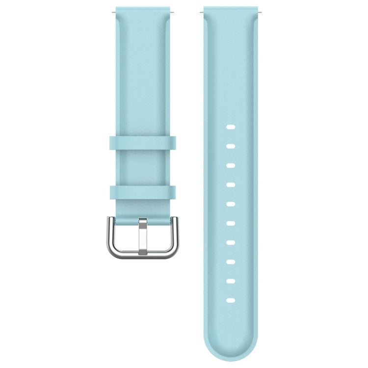 For CMF Watch Pro D395 22mm Round Tail Genuine Leather Watch Band(Light Blue) - Watch Bands by PMC TechLife | Online Shopping South Africa | PMC TechLife