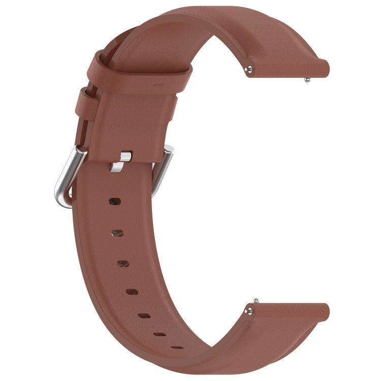 For CMF Watch Pro D395 / Watch Pro 2 22mm Round Tail Genuine Leather Watch Band(Brown) - Watch Bands by PMC TechLife | Online Shopping South Africa | PMC TechLife | Buy Now Pay Later Mobicred