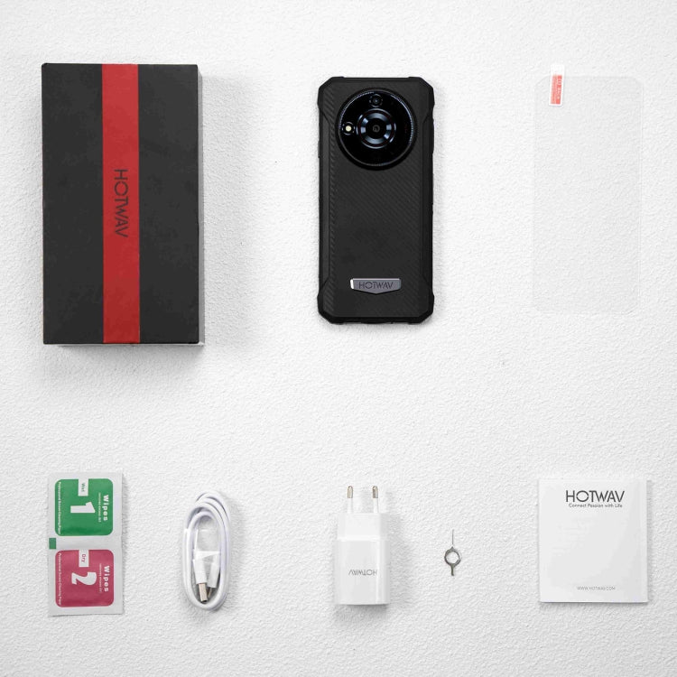 HOTWAV T7 Rugged Phone, 4GB+128GB, 6280mAh, 6.52 inch Android 13 MT8788 Octa Core, Network: 4G, OTG(Red) - free shipping - PMC TechLife - Order now!