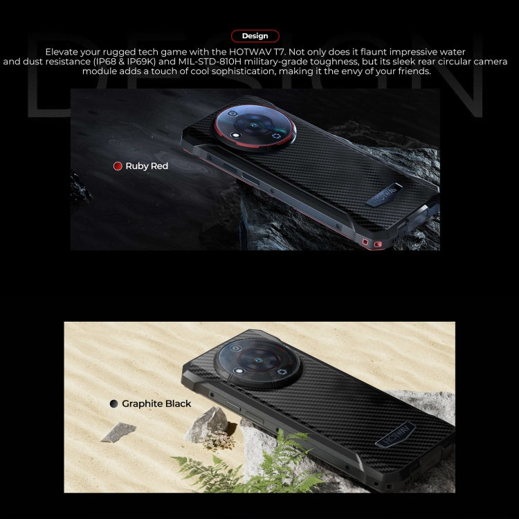 HOTWAV T7 Rugged Phone, 4GB+128GB, 6280mAh, 6.52 inch Android 13 MT8788 Octa Core, Network: 4G, OTG(Red) - free shipping - PMC TechLife - Order now!