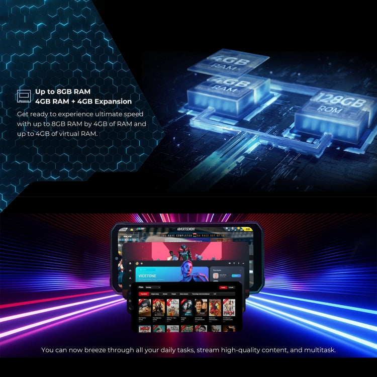 HOTWAV T7 Rugged Phone, 4GB+128GB, 6280mAh, 6.52 inch Android 13 MT8788 Octa Core, Network: 4G, OTG(All Black) - free shipping - PMC TechLife - Order now!