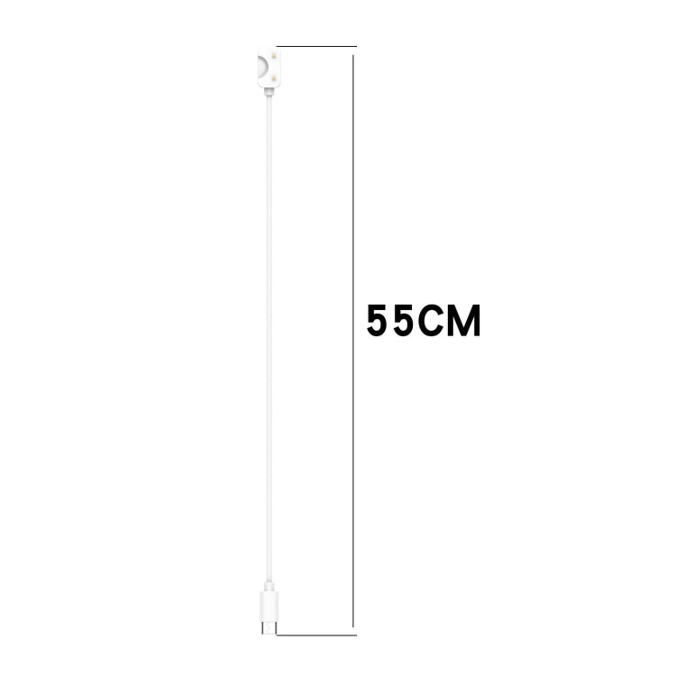 For Samsung Galaxy Fit 3 Official Style Smart Watch Charging Cable, Length: 55cm, Port:USB-C / Type-C(White) - free shipping - PMC TechLife - Order now!