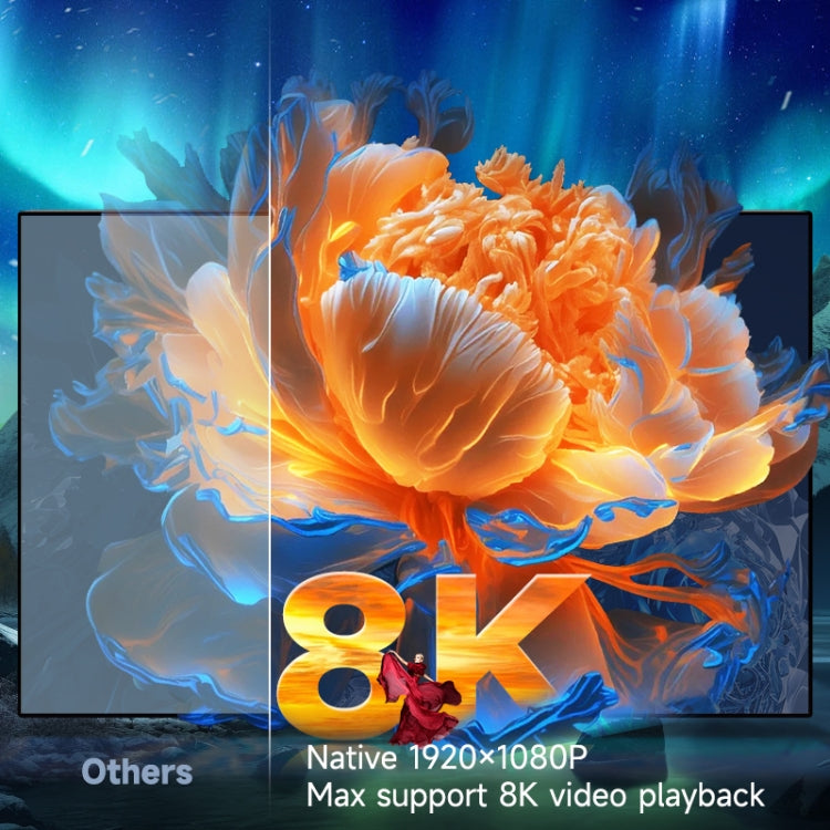 WOWOTO BL14Pro 4.41 inch LCD Display 1080P HD Smart Projector(EU Plug) - LED Projector by WOWOTO | Online Shopping South Africa | PMC TechLife | Buy Now Pay Later Mobicred