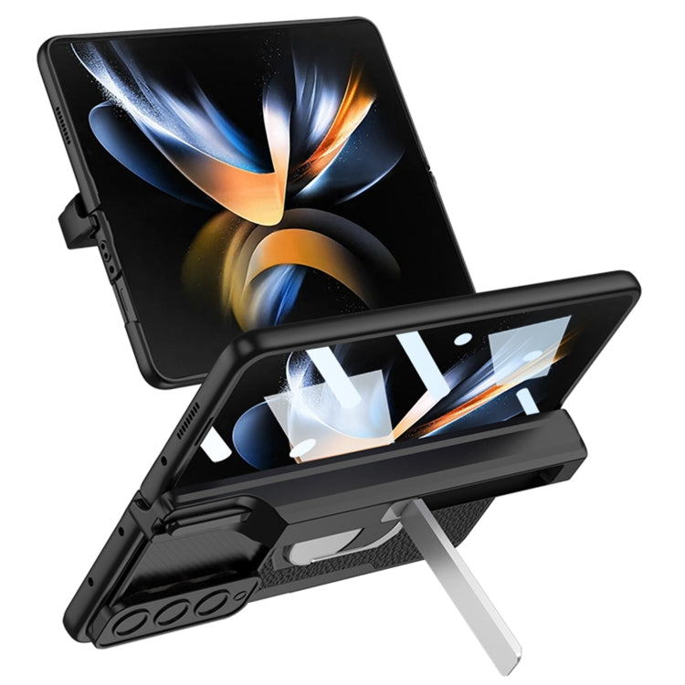For Samsung Galaxy Z Fold4 GKK Integrated Magnetic Armor Full Coverage Phone Case(Carbon Fibre) - free shipping - PMC Jewellery - Order now!