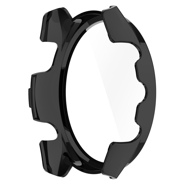 For Garmin Forerunner 165 / 165 Music PC + Tempered Film Integrated Watch Protective Case(Black) - Watch Cases by PMC TechLife | Online Shopping South Africa | PMC TechLife