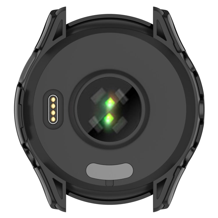 For Garmin Forerunner 165 / 165 Music PC + Tempered Film Integrated Watch Protective Case(Black) - Watch Cases by PMC TechLife | Online Shopping South Africa | PMC TechLife