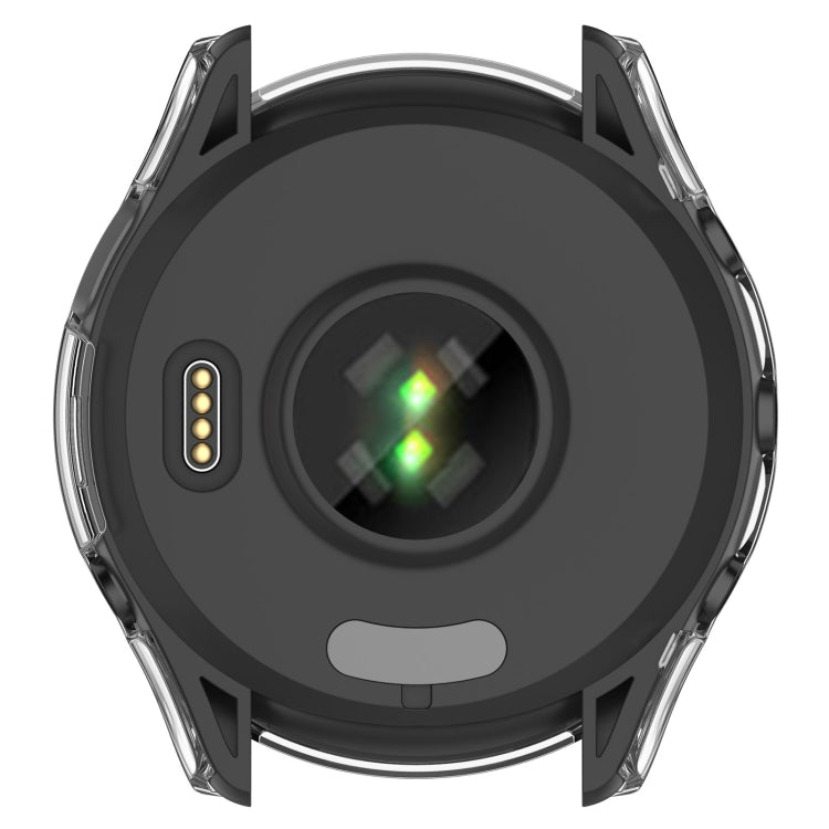 For Garmin Forerunner 165 / 165 Music PC + Tempered Film Integrated Watch Protective Case(Transparent) - Watch Cases by PMC TechLife | Online Shopping South Africa | PMC TechLife