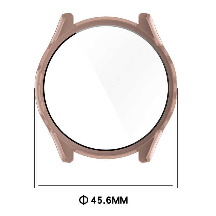 For Garmin Forerunner 165 / 165 Music PC + Tempered Film Integrated Watch Protective Case(Black) - Watch Cases by PMC TechLife | Online Shopping South Africa | PMC TechLife