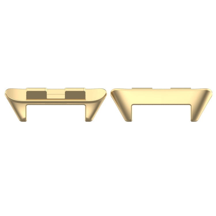For Honor Band 9 1 Pair Stainless Steel Metal Watch Band Connector(Gold) - Other Accessories by PMC TechLife | Online Shopping South Africa | PMC TechLife