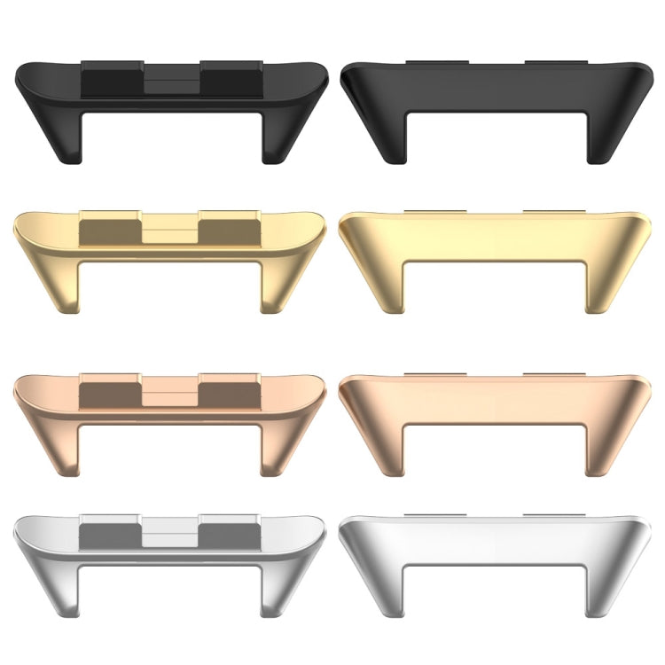 For Honor Band 9 1 Pair Stainless Steel Metal Watch Band Connector(Rose Gold) - Other Accessories by PMC TechLife | Online Shopping South Africa | PMC TechLife