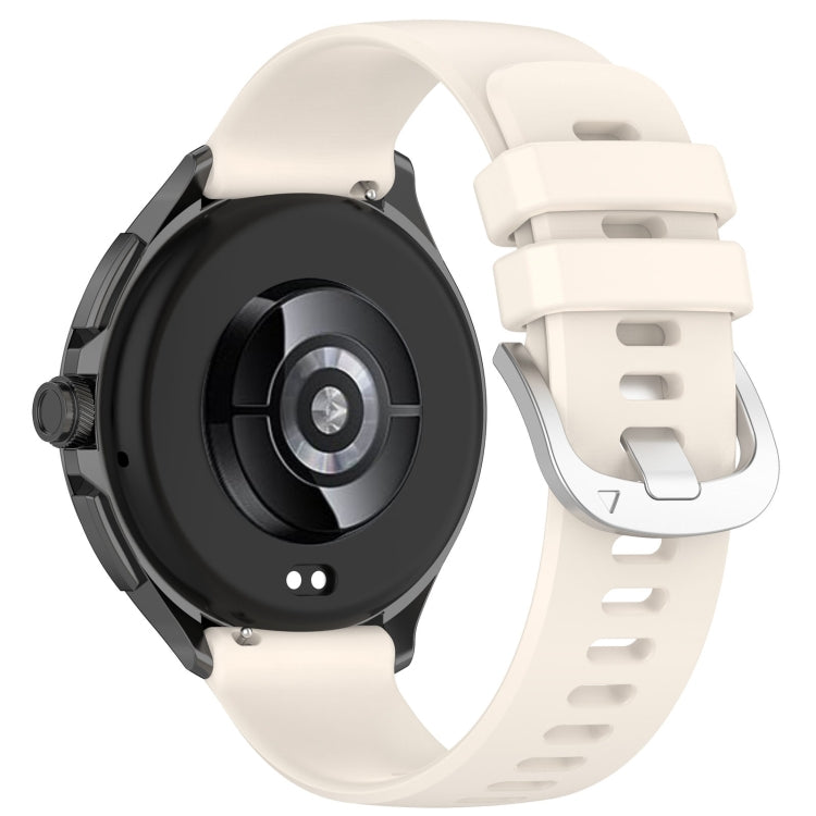For Xiaomi Watch 2 Liquid Glossy Silver Buckle Silicone Watch Band(Starlight Color) - Watch Bands by PMC TechLife | Online Shopping South Africa | PMC TechLife