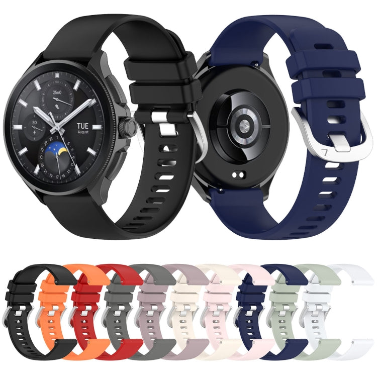 For Xiaomi Watch 2 Liquid Glossy Silver Buckle Silicone Watch Band(Purple) - free shipping - PMC TechLife - Order now!