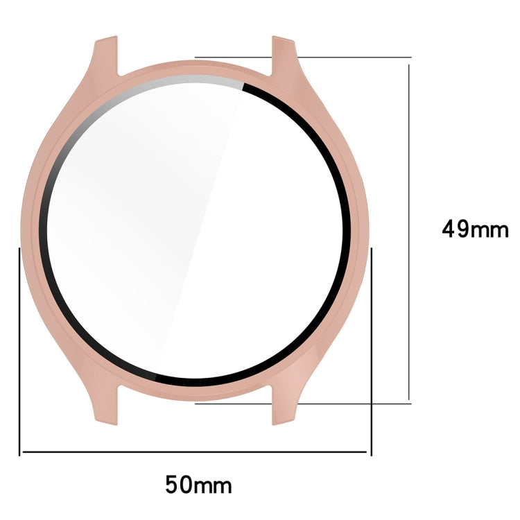 For Xiaomi Watch 2 PC + Tempered Film Integrated Watch Protective Case(Pink) - Watch Cases by PMC TechLife | Online Shopping South Africa | PMC TechLife