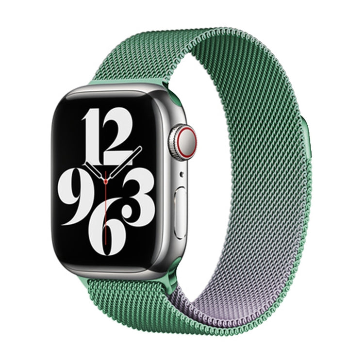 For Apple Watch Series 4 44mm Milan Gradient Loop Magnetic Buckle Watch Band(Light Violet) - Watch Bands by PMC TechLife | Online Shopping South Africa | PMC TechLife