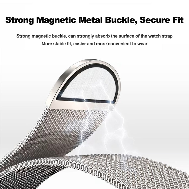 For Apple Watch Series 5 44mm Two Color Milanese Loop Magnetic Watch Band(Pink Purple) - Watch Bands by PMC TechLife | Online Shopping South Africa | PMC TechLife