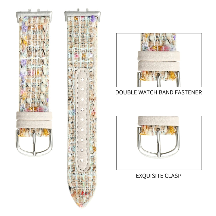 For Samsung Galaxy Fit 3 Woolen Leather Watch Band(Starlight) - free shipping - PMC TechLife - Order now!