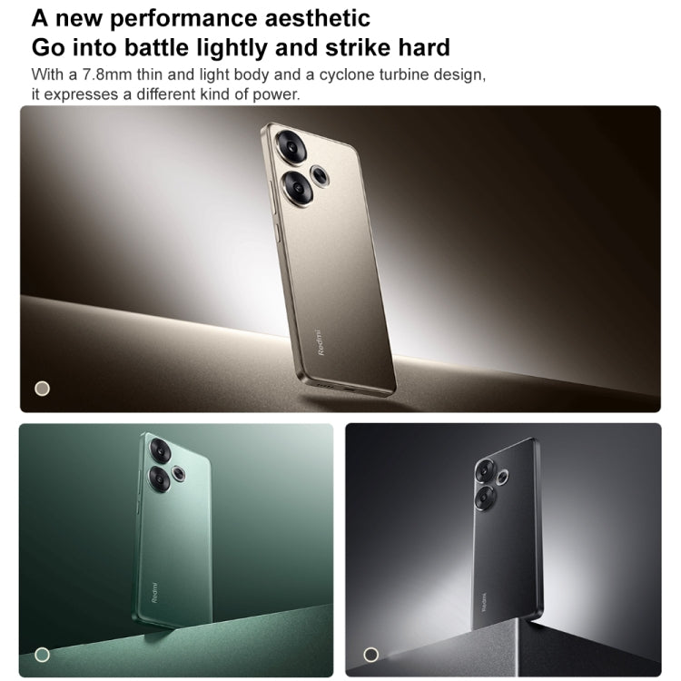 Xiaomi Redmi Turbo 3, 12GB+256GB, 6.67 inch Xiaomi HyperOS Snapdragon 8s Gen 3 Octa Core 3.0GHz, NFC, Network: 5G, Support Google Play(Titanium) - free shipping - PMC TechLife - Order now!
