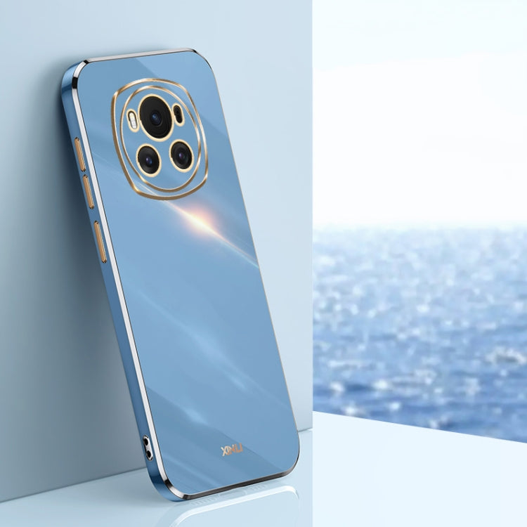 For Honor Magic6 5G XINLI Straight 6D Plating Gold Edge TPU Phone Case(Celestial Blue) - free shipping - PMC Jewellery - Order now!