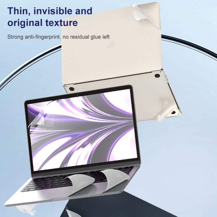 For MacBook Pro 13.3 inch 2020 ZGA 5 in 1 Laptop All-round Protective Film(Silver) - free shipping - PMC Jewellery - Order now!