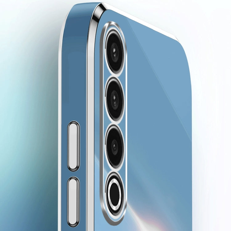 For Meizu 20 Pro 5G XINLI Straight Edge 6D Electroplate TPU Phone Case with Ring Holder(White) - More Brand by XINLI | Online Shopping South Africa | PMC Jewellery | Buy Now Pay Later Mobicred