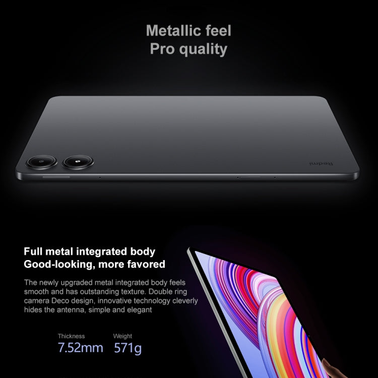 Xiaomi Redmi Pad Pro 12.1 inch Tablet PC, 8GB+128GB, HyperOS Qualcomm Snapdragon 7s Gen2 Octa Core, 10000mAh Battery(Cyan) - free shipping - PMC TechLife - Order now!