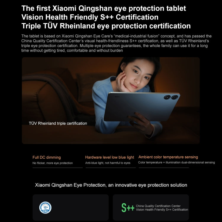 Xiaomi Redmi Pad Pro 12.1 inch Tablet PC, 6GB+128GB, HyperOS Qualcomm Snapdragon 7s Gen2 Octa Core, 10000mAh Battery(Cyan) - free shipping - PMC TechLife - Order now!