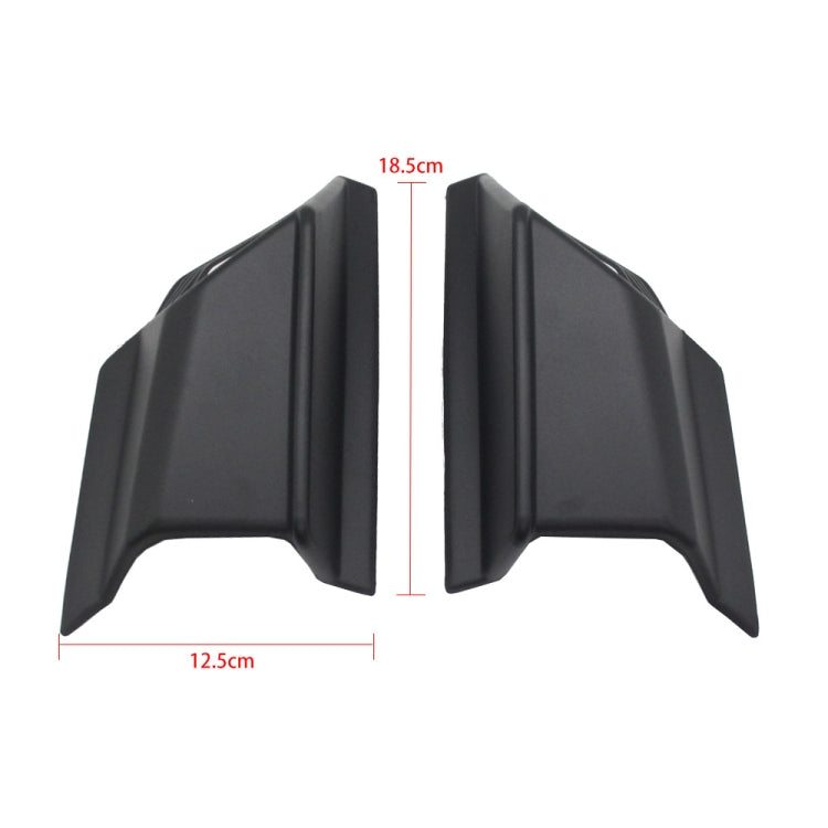 For Honda ADV160 2019-2023 Motorcycle Winglet Aerodynamic Wing Kit Spoiler(Carbon Fiber) - Ornamental Parts by PMC TechLife | Online Shopping South Africa | PMC TechLife | Buy Now Pay Later Mobicred