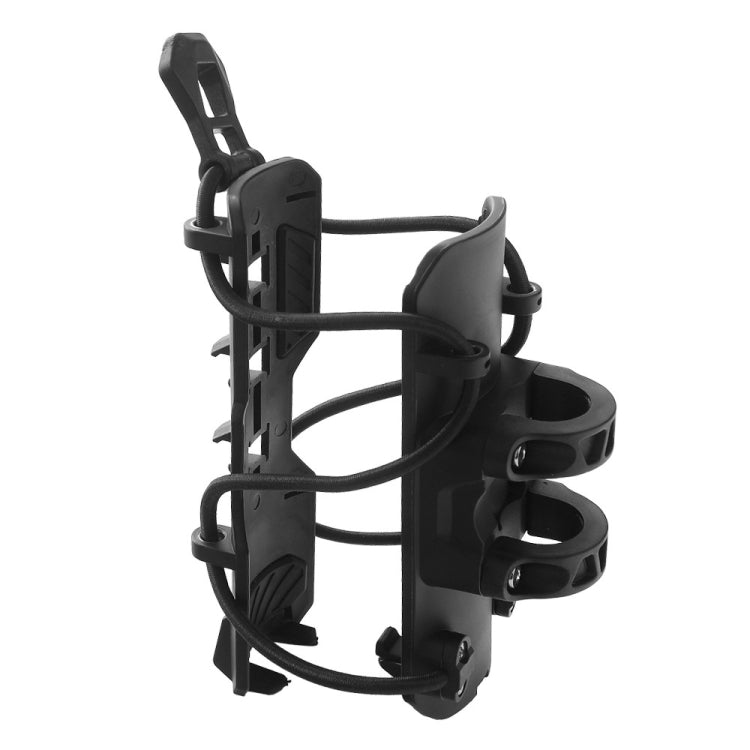 For 25mm Tube Diameter Motorcycle Modified Bumper Drink Water Cup Holder(Black) - Holder by PMC TechLife | Online Shopping South Africa | PMC TechLife | Buy Now Pay Later Mobicred