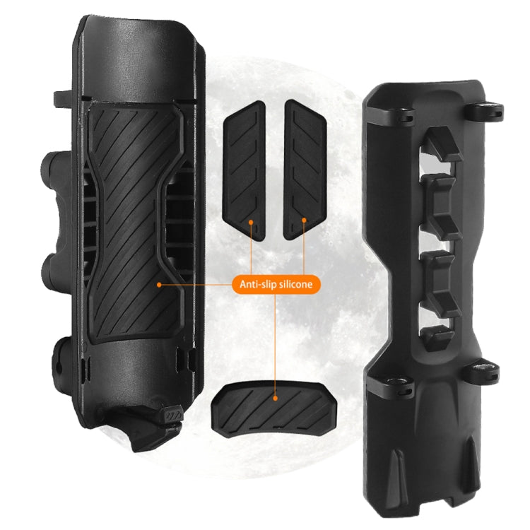 For 25mm Tube Diameter Motorcycle Modified Bumper Drink Water Cup Holder(Black) - Holder by PMC TechLife | Online Shopping South Africa | PMC TechLife | Buy Now Pay Later Mobicred