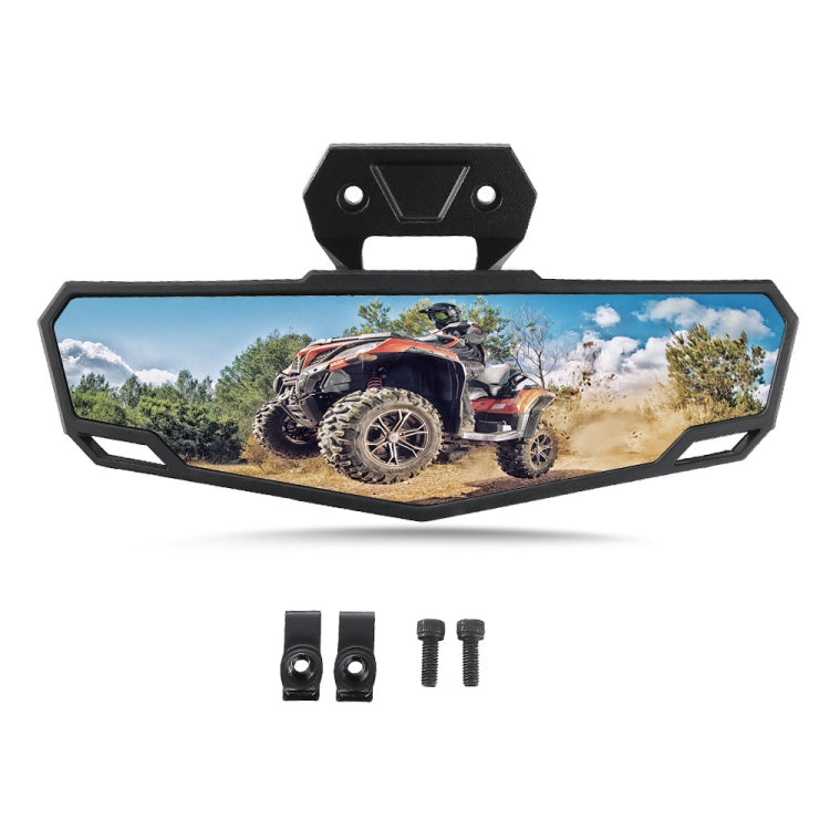 For Polaris RZR Pro XP / XP 4 2020-2023 2883763 UTV Convex Center Rear View Mirror(Black) - Side Mirrors by PMC TechLife | Online Shopping South Africa | PMC TechLife | Buy Now Pay Later Mobicred