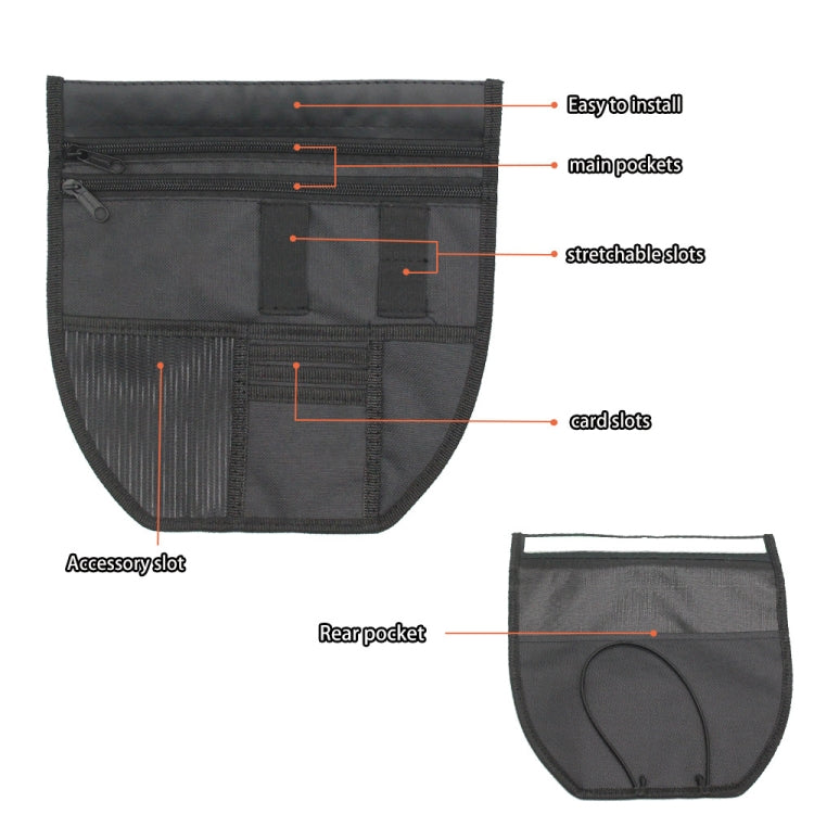For Yamaha Nmax 155 Motorcycle Seat Storage Bag Tool Bag(Black) - Bags & Luggages by PMC TechLife | Online Shopping South Africa | PMC TechLife | Buy Now Pay Later Mobicred