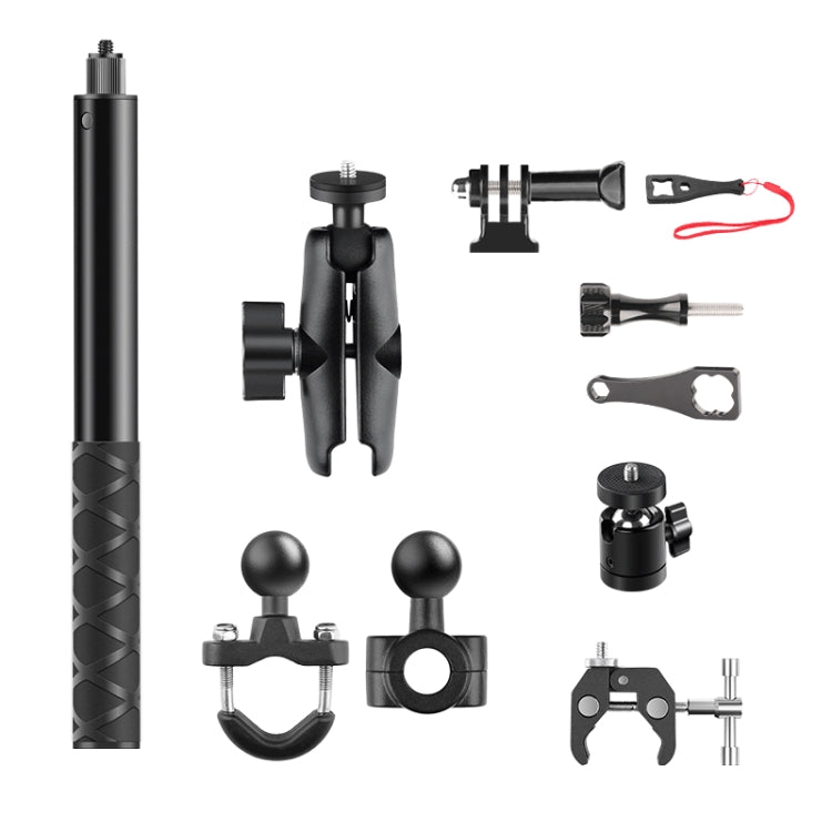 10 in 1 Crabs Selfie Stick Motorcycle Clamps Handlebar Fixed Mount - Holder by PMC TechLife | Online Shopping South Africa | PMC TechLife | Buy Now Pay Later Mobicred