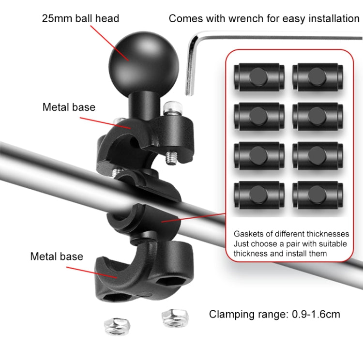 10 in 1 Crabs Selfie Stick Motorcycle Clamps Handlebar Fixed Mount - Holder by PMC TechLife | Online Shopping South Africa | PMC TechLife | Buy Now Pay Later Mobicred