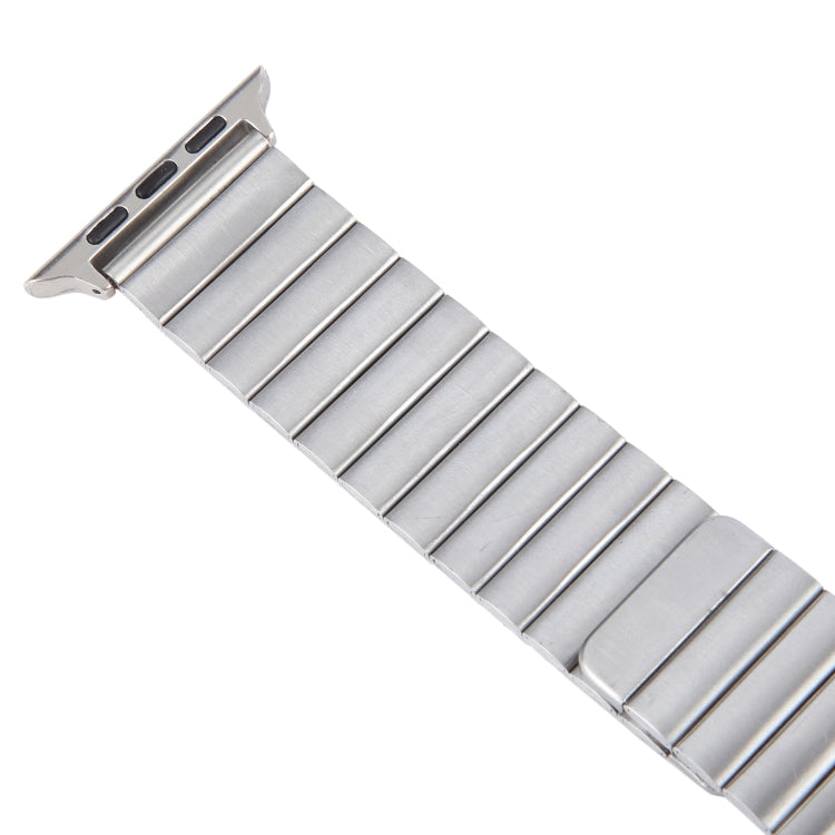 For Apple Watch Series 9 41mm Bamboo Stainless Steel Magnetic Watch Band(Sliver) - free shipping - PMC TechLife - Order now!