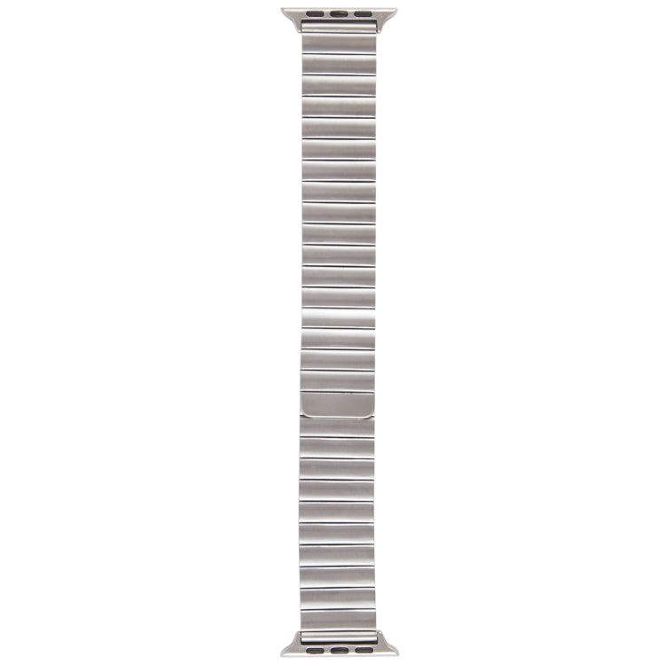 For Apple Watch SE 2022 40mm Bamboo Stainless Steel Magnetic Watch Band(Sliver) - free shipping - PMC TechLife - Order now!
