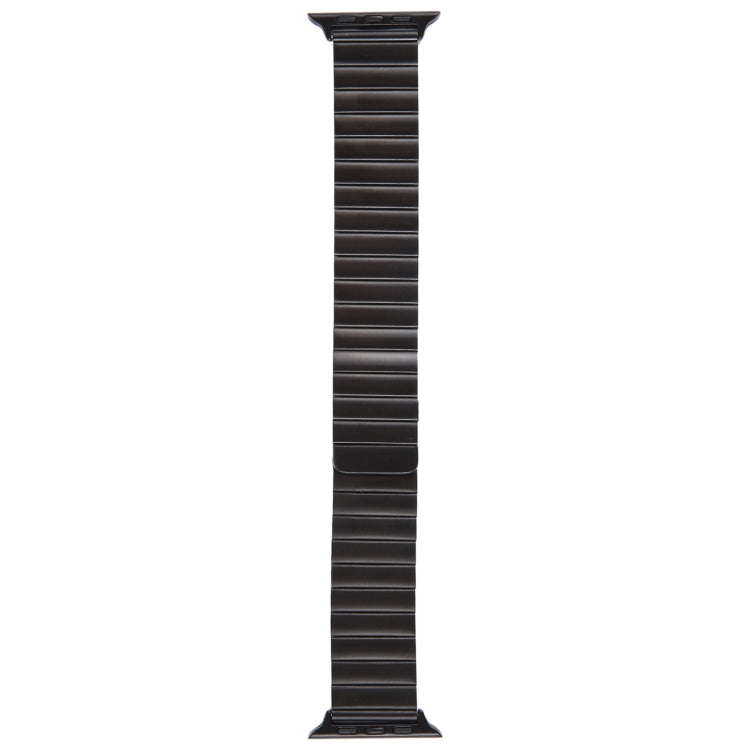 For Apple Watch SE 40mm Bamboo Stainless Steel Magnetic Watch Band(Black) - free shipping - PMC TechLife - Order now!